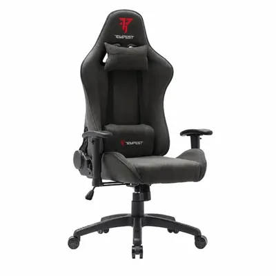 Gaming-Stuhl Tempest Vanquish Schwarz Mesh-Stoff