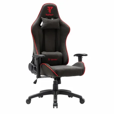 Gaming-Stuhl Tempest Vanquish Atmungsaktives Mesh Schwarz/Rot