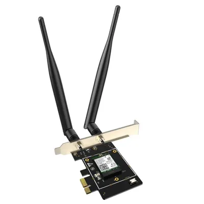Netzwerkkarte Tenda E33 PCI Express 2402 Mbit/s Tri-Band Wi-Fi 6E Bluetooth 5.2