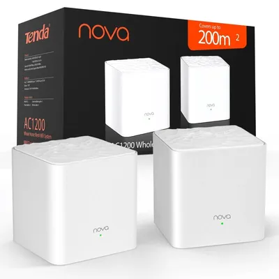 Tenda Nova MW3 Mesh Dual Band WiFi System AC1200 Kit 2 Einheiten