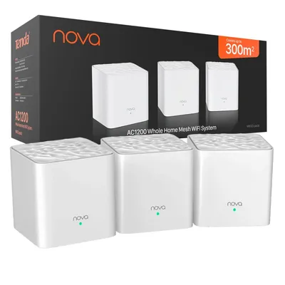 Tenda Nova MW3 Mesh Dual Band WiFi System AC1200 Kit 3 Einheiten