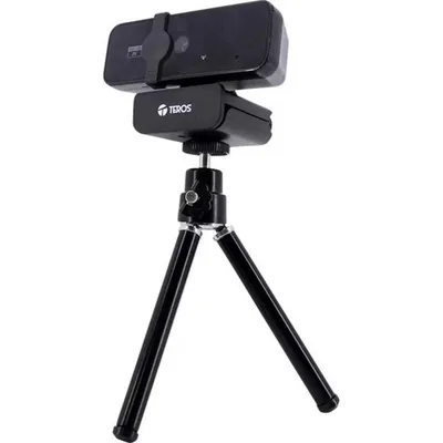 Webcam Teroson TE-9072 QHD 2 Mpx mit LED-Ring und Autofokus