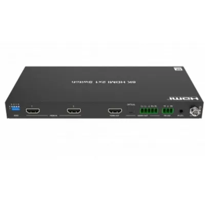 Switch Tesca SW2-8K HDMI 2.1 48 Gbit/s Schwarz