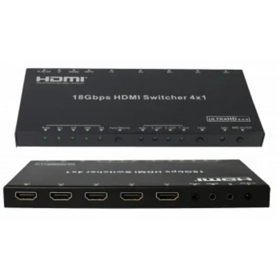 HDMI Switch Tesca SW4AH2-4KV2 5 Ports 4K 60 Hz