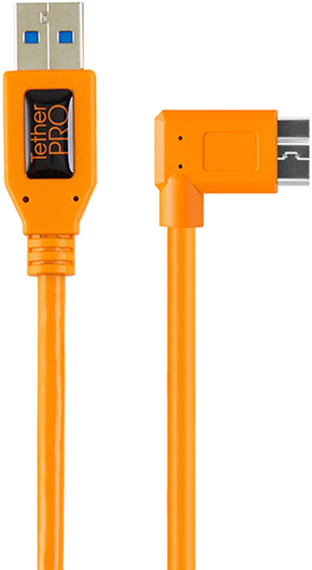 Tether Tools USB 2.0 an Mini-B 5-Pin Right Angle Pigtail 0,5m orange