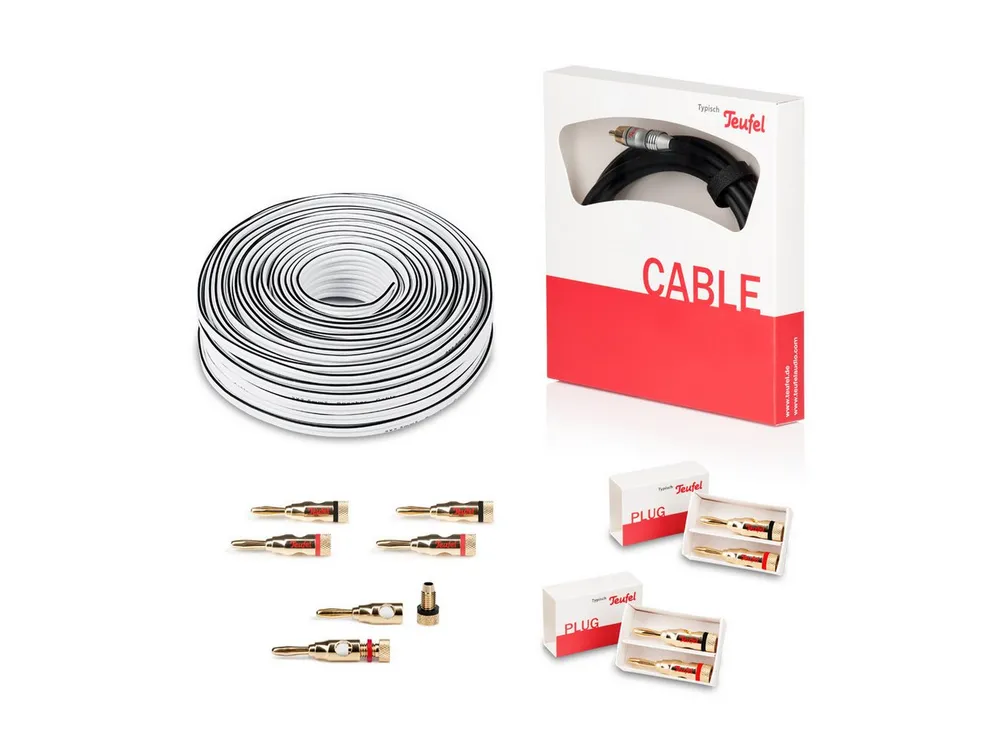 Teufel 5.1 Heimkino Kabel-Set 30m² "Advantage" C3535S Audio-Kabel