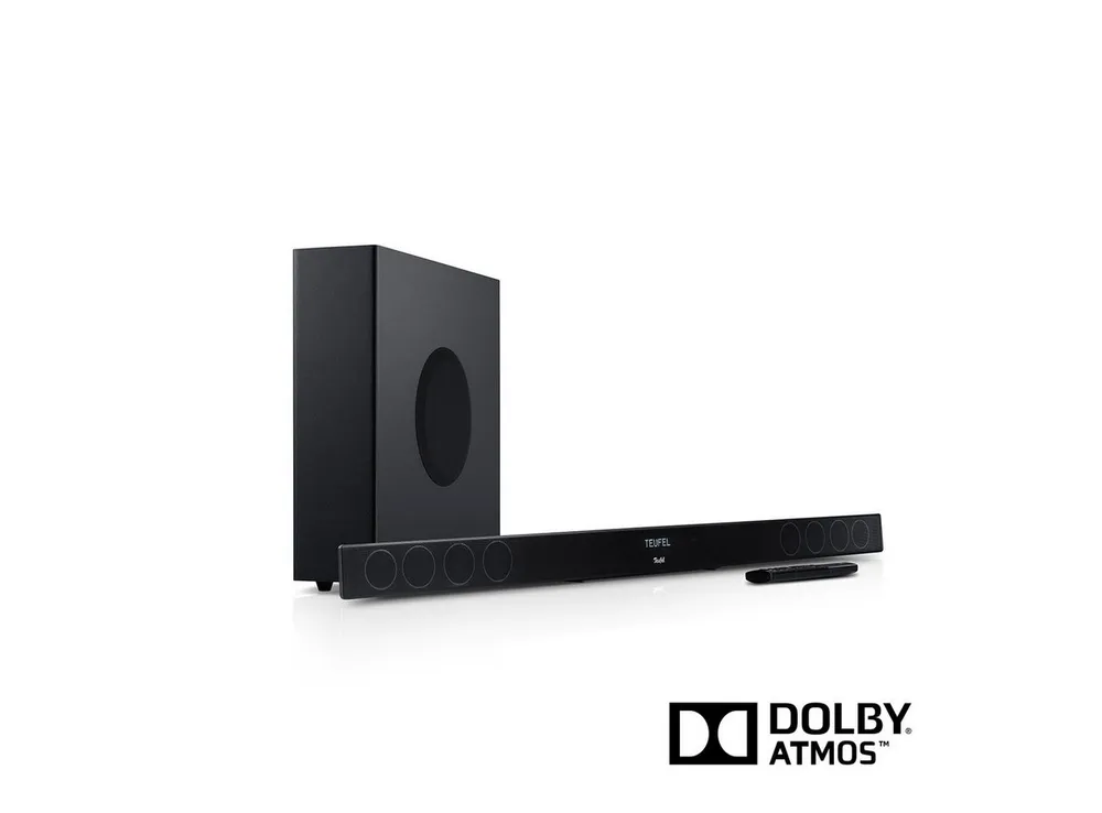 Teufel CINEBAR 11 für Dolby Atmos "2.1-Set" Soundbar (Bluetooth, HDMI, 65 W, kabellos angesteuerter Subwoofer)