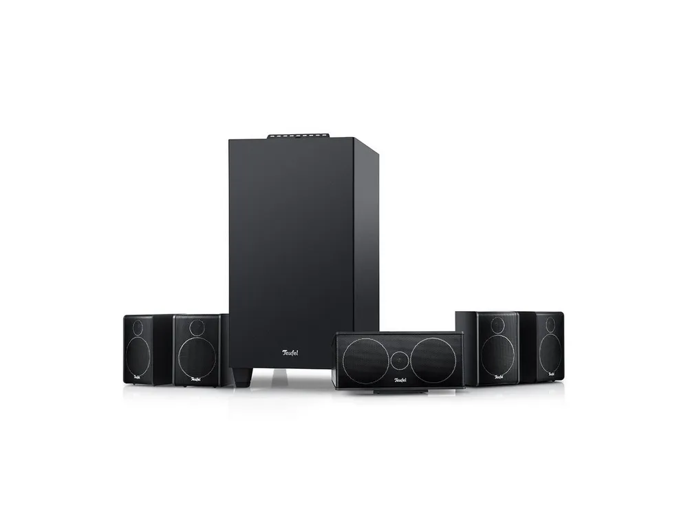 Teufel CONSONO 25 CONCEPT Surround "5.1-Set" Wireless Lautsprecher (Bluetooth, 120 W, Integrierter AV-Receiver mit Bluetooth 5.0)