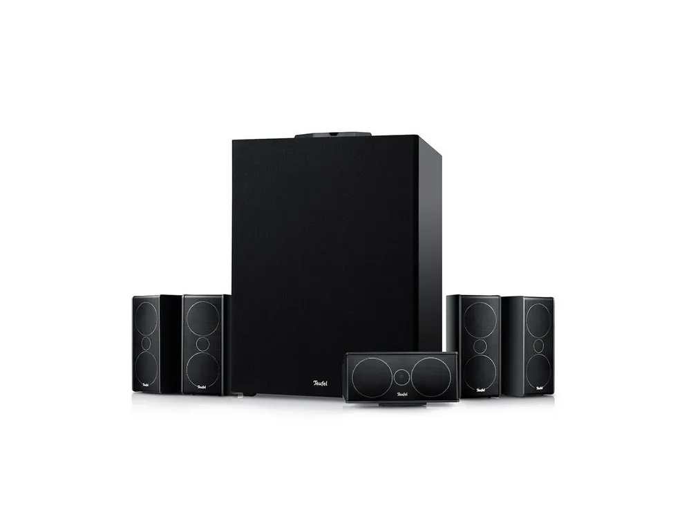 Teufel CONSONO 35 CONCEPT Surround Power Edition "5.1-Set" Wireless Lautsprecher (Bluetooth, HDMI, AUX, 150 W, Integrierter AV-Receiver mit Bluetooth 5.0 Qualcomm® aptX™, sowie HDMI)
