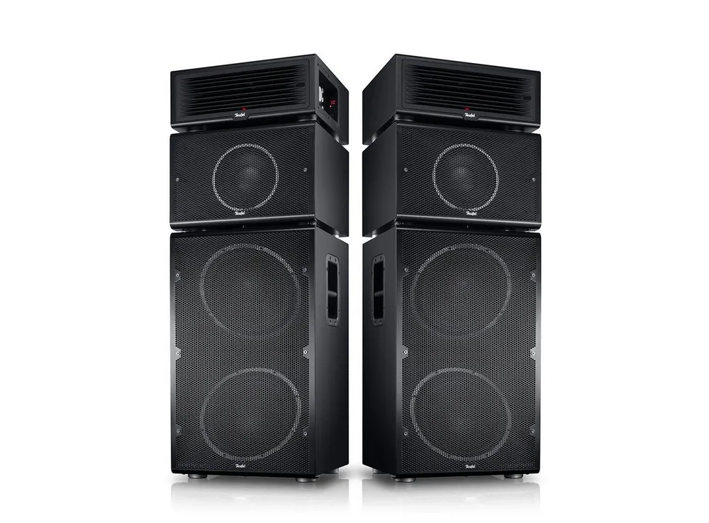 Teufel POWER HIFI Stereo-Set Lautsprechersystem (Bluetooth, 440 W, Kompatibel mit Amazon Alexa und Google Nest)