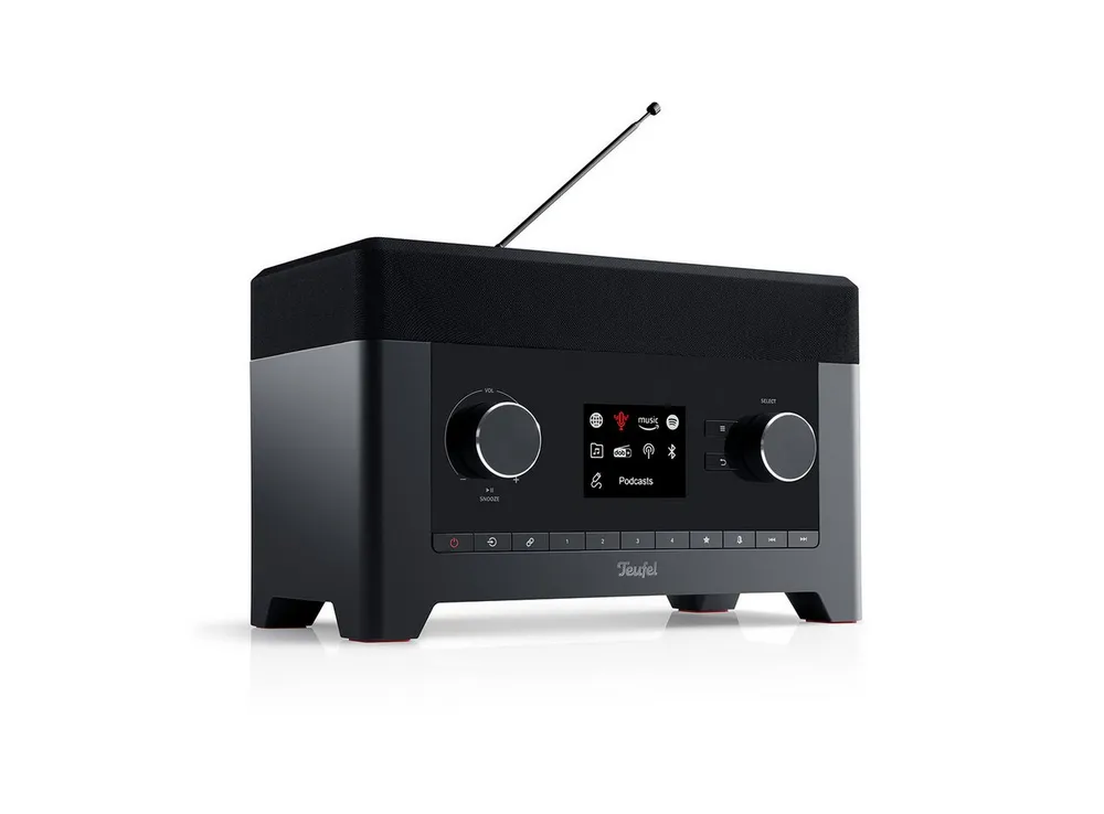 Teufel RADIO 3SIXTY Internet-Radio (Alarmfunktion, DAB+, FM - UKW, Internetradio, RDS, Senderspeicherplätze - FM, 30 W)