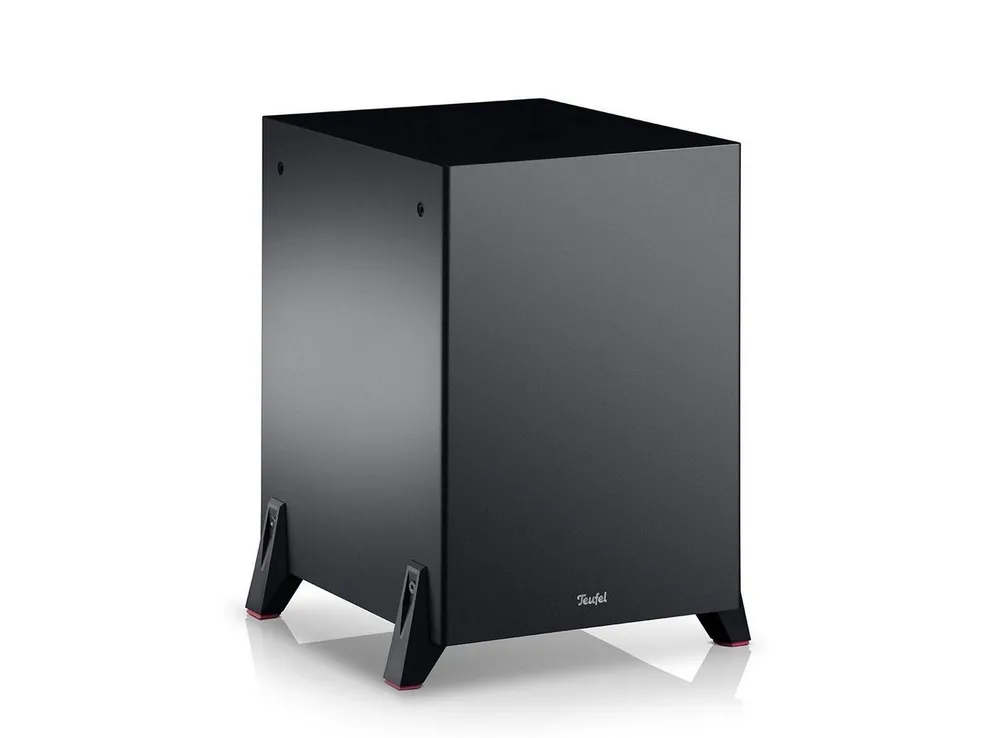 Teufel T 10 Subwoofer Subwoofer (Cinch-Eingang, Als Frontfire- oder Downfire-Subwoofer einsetzbar)
