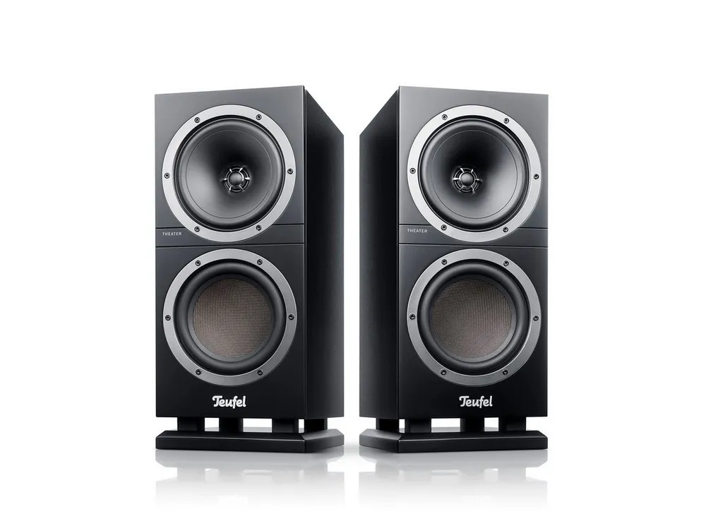 Teufel THEATER 500S Lautsprecher (AnschlussklemmenSchraubklemmen - vergoldet, 90 W, Geeignet für Verstärker ab 50 Watt pro Kanal)