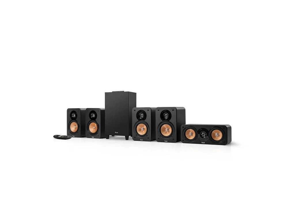Teufel ULTIMA 20 CONCEPT Surround "5.1-Set" Lautsprechersystem (Bluetooth 5.0 AAC aptX, 120 W, Integrierter AV-Receiver mit Bluetooth 5.0)