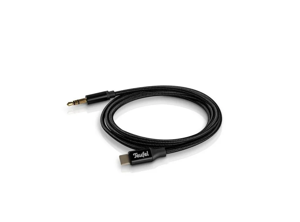 Teufel USB-C auf Kopfhöreranschluss Kabel Audio-Kabel, (107 cm)