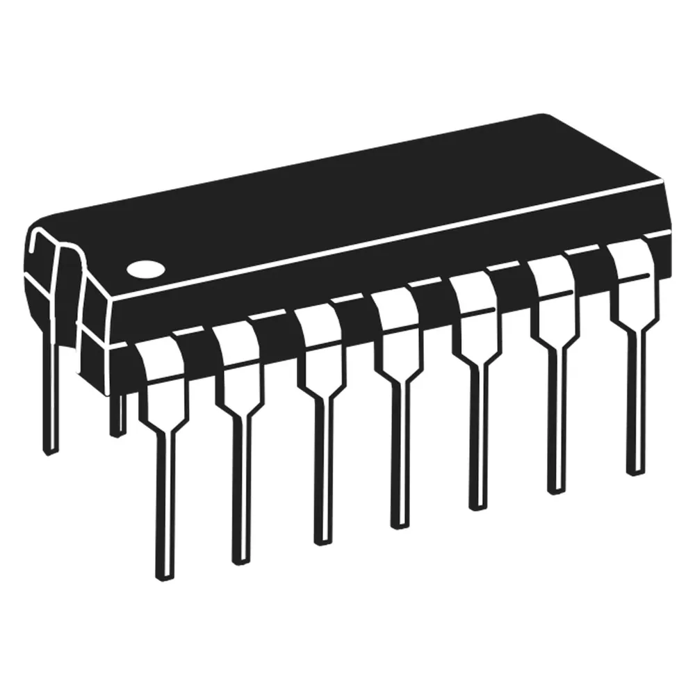 TEXAS INSTRUMENTS Hex Schmitt Trigger Invert CD40106BE,