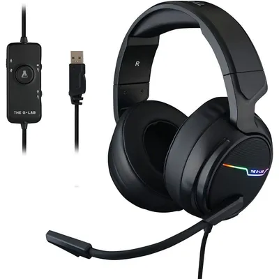 Das G-Lab Korp Thallium 7.1 RGB Gaming-Headset für PC/PS4