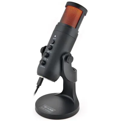Mikrofon The G-Lab K-Mic Natrium USB cardioid mit 7-Farben-Backlight