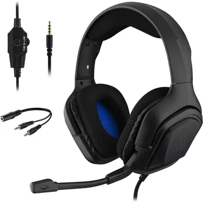 Die G-Lab Korp Cobalt Black Gaming-Kopfhörer