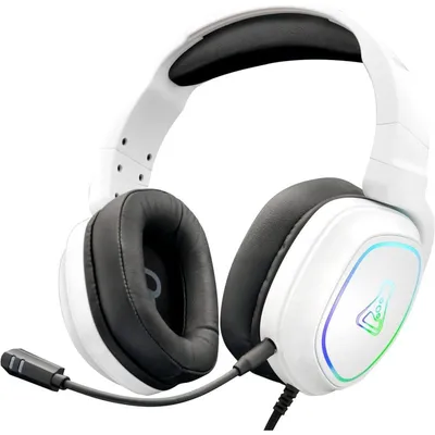 G-Lab Korp Radium RGB Multiplattform-Gaming-Headset Weiß