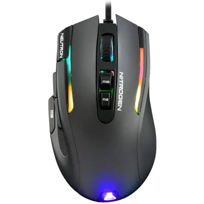 Die G-Lab Kult Nitrogen Neutron Gaming-Maus 7200DPI Schwarz
