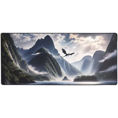 Mauspad The G-Lab PAD-DRAGON XXL rutschfeste Basis Polyester 900 x 400 mm