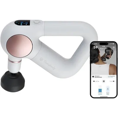 Massagepistole Therabody Theragun Sense Weiß LCD Bluetooth Herzfrequenzsensor