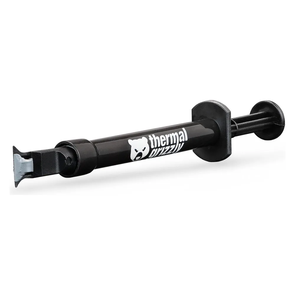 Thermal Grizzly Black 2ml Wärmeleitpaste mit Aluminiumoxid und Schaber
