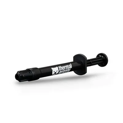 Thermal Grizzly Black 2ml Wärmeleitpaste mit Aluminiumoxid und Schaber
