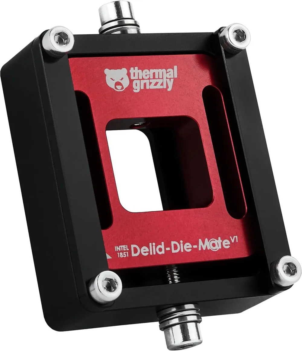 Thermal Grizzly Intel 1851 Delid-Die-Mate V1 Aluminium-Delidding-Tool für LGA1851-CPU-Kühlung