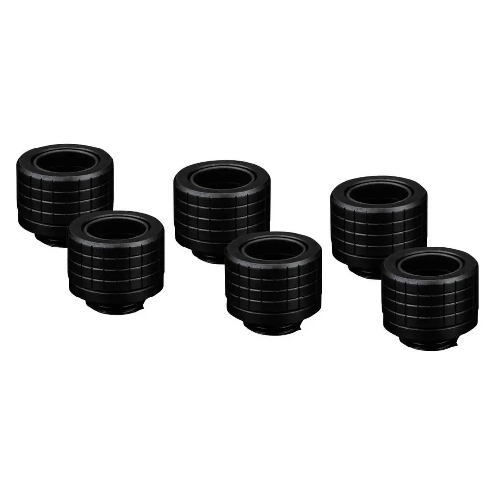 Flüssigkeitskühlung Thermal Grizzly TG-DM-FIT-6014 Push-In Schwarz Metall