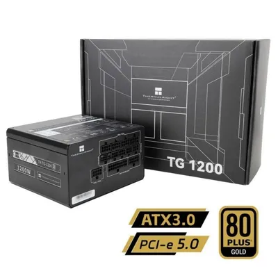 Netzteil Thermalright 1200W 80 Plus Gold TG-1200 Vollmodular ATX 3.0 Schwarz