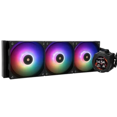Wasserkühlung Thermalright CORE VISION 360 Black ARGB 360mm 3 Lüfter LCD-Display