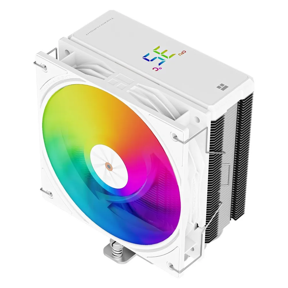 Luftkühler Thermalright Sockel AM4/AM5/LGA1700 120 mm Assassin X 120 R Digital ARGB Weiß LED ARGB