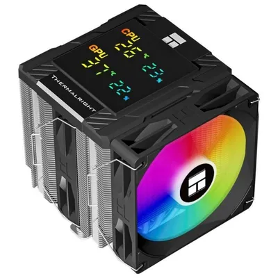 Refrigeración Aire Thermalright Sockel LGA1700/AM5 120mm Peerless Assassin 120 Digital ARGB Negro Display