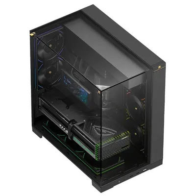 PC-Gehäuse Thermalright A70 Schwarz ATX micro ATX Mini-ITX Gehärtetes Glas