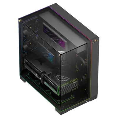 PC-Gehäuse Thermalright A70 VISION Schwarz ATX/mATX/Mini-ITX Gehärtetes Glas ARGB-Beleuchtung