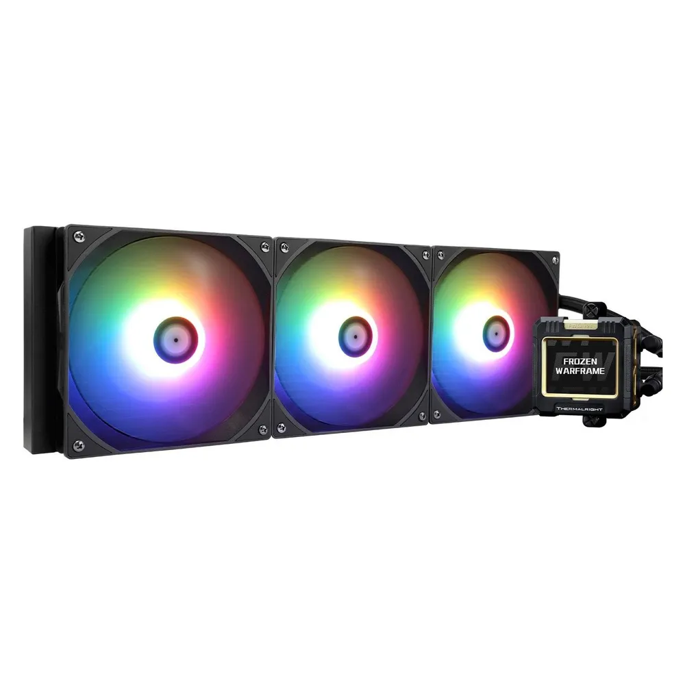 Refrigeración Líquida Thermalright Frozen Warframe 420mm 3 Lüfter ARGB LCD Display