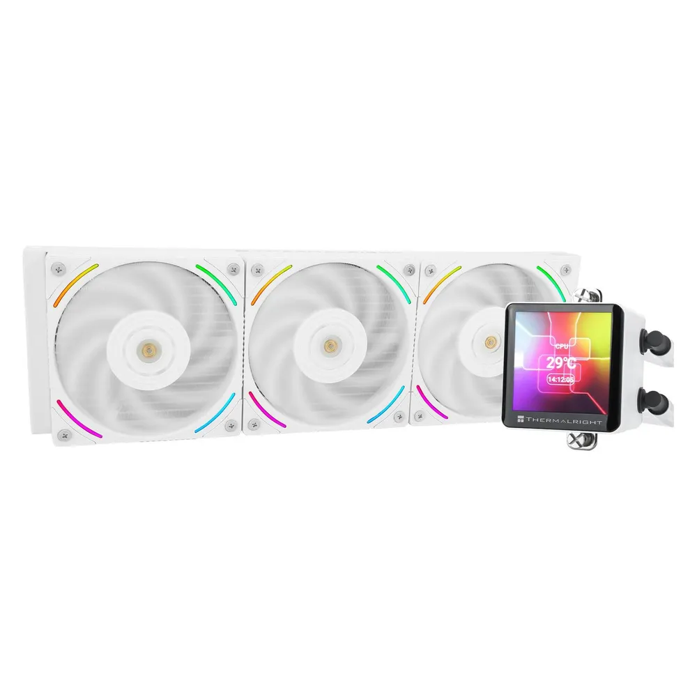 Refrigeración Líquida Thermalright Frozen Vision 360mm 3 Ventiladores Pantalla LCD ARGB Weiß