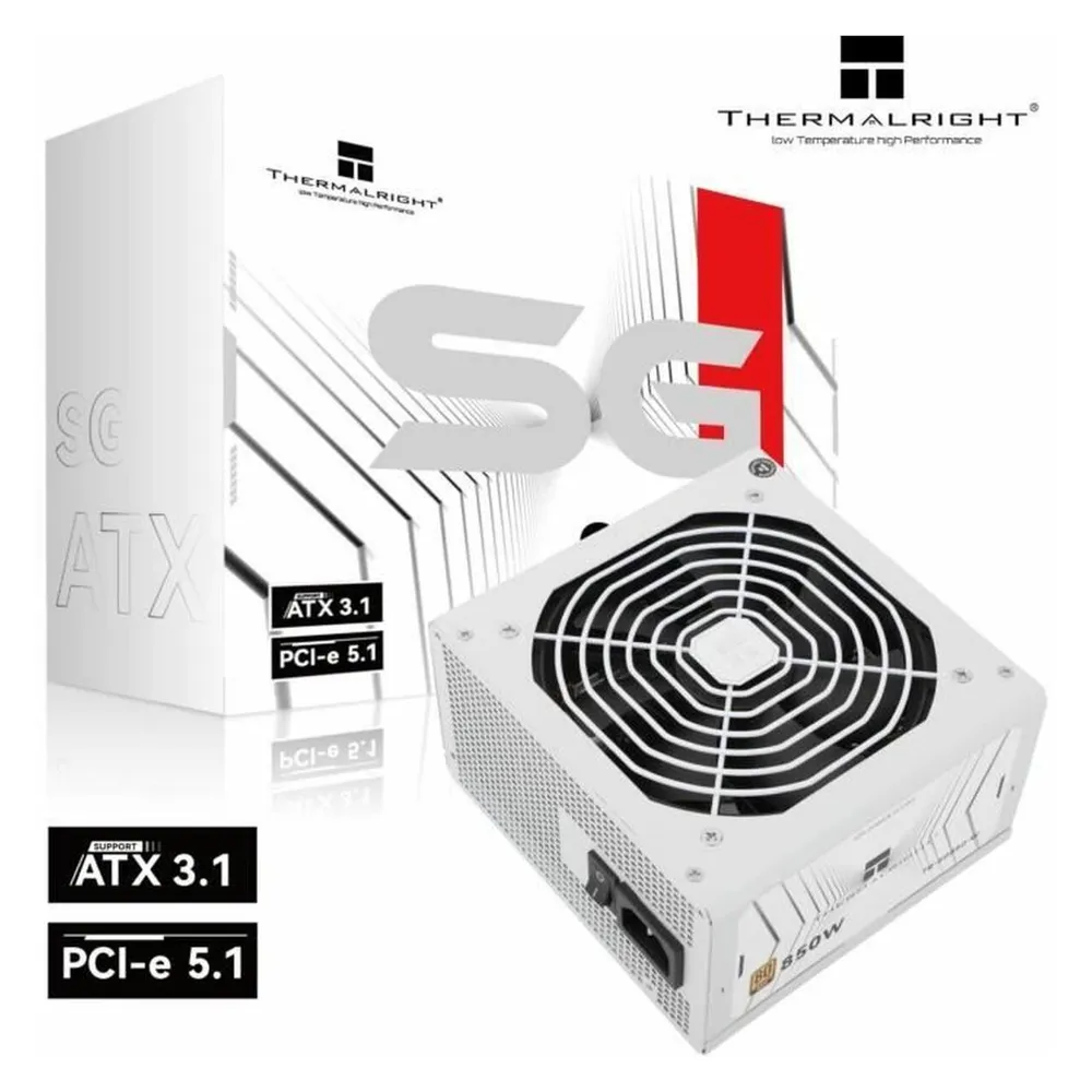 Netzteil Thermalright Sg850-w 850W 80 Plus Gold modular weiß