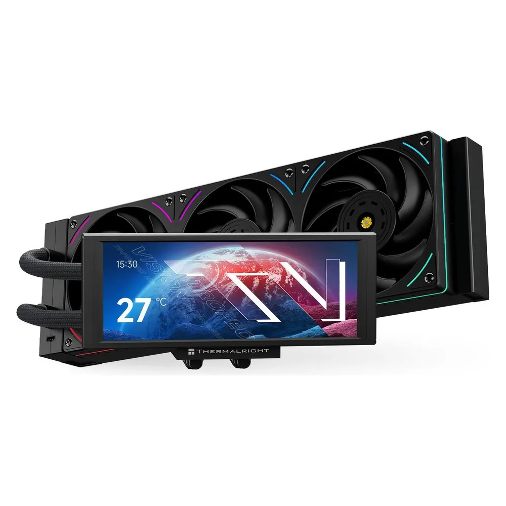 Refrigeración Líquida Thermalright Trofeo Vision 360 ARGB 360 mm 3 Lüfter LCD Display