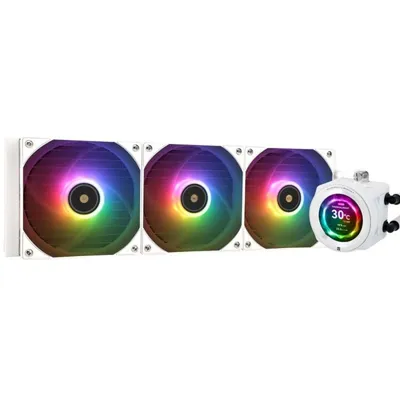 Wasserkühlung Thermalright CORE VISION 360 360mm 3 Lüfter ARGB LCD Display Weiß