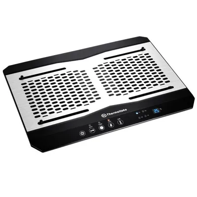 Thermaltake CL-N002-PL12BL-A Laptop-Kühlpad 1300, Aluminium/Schwarz