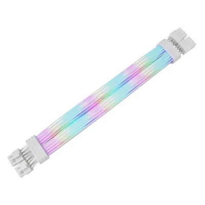 Kabel Thermaltake AC-082-CN6NAN-A1 2x 8Pin ARGB Weiß 0,272 m