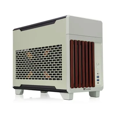 PC-Gehäuse Thermaltake TR100 Mini Tower Grün Mini-ITX