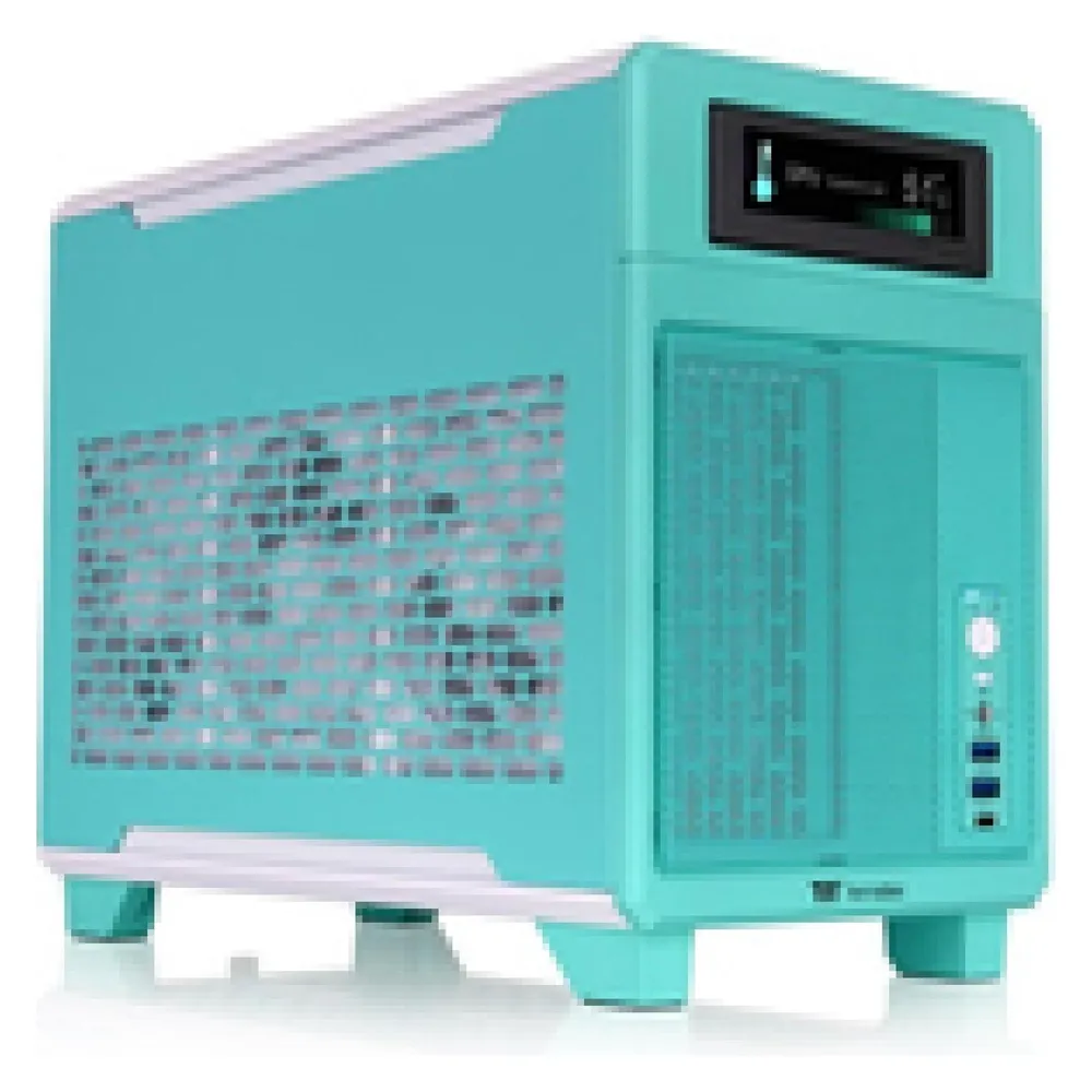 PC-Gehäuse Thermaltake TR100 Mini Tower Mint Micro ATX Stahl SFX