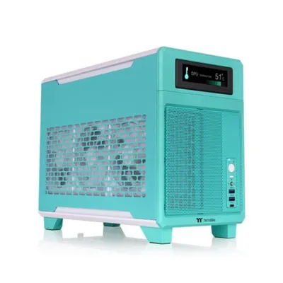 PC-Gehäuse Thermaltake TR100 Mini Tower Mint Micro ATX Stahl SFX