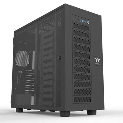 PC-Gehäuse Thermaltake AX700 TG Tower ATX Schwarz Gehärtetes Glas