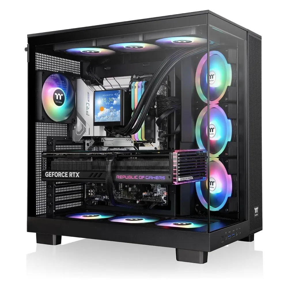 PC-Gehäuse Thermaltake View 380 XL TG ARGB tempered glass ARGB 4x120mm ATX