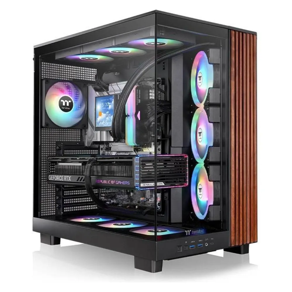 ATX Tower Thermaltake View 380 XL WS ARGB Doppelkammer Glas RGB